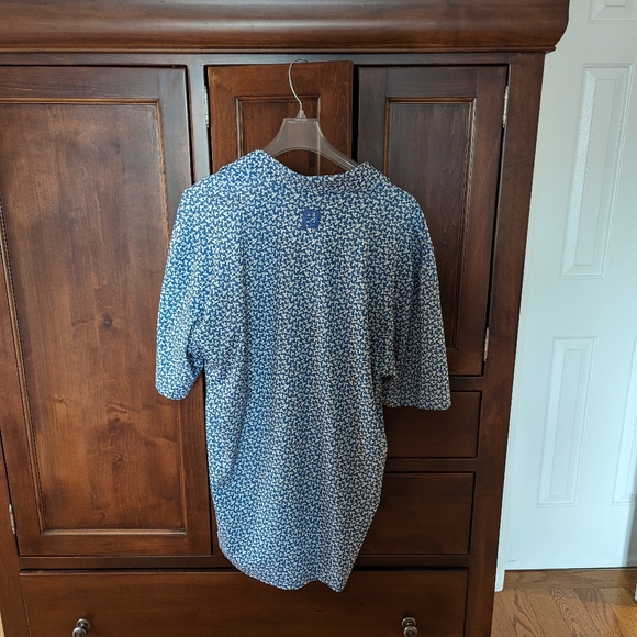 FootJoy Men's Polo Medium Floral Patterned Pre-Owned Condition - Picture 2 of 6